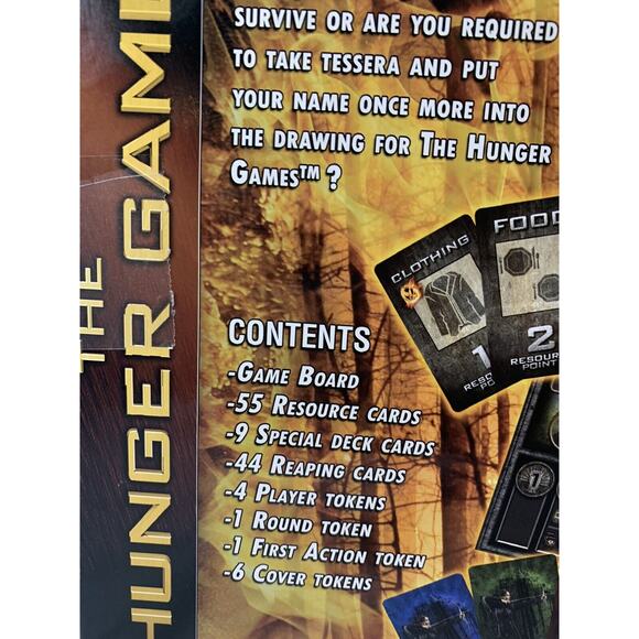 Hunger Games District 12 Game Board Strategy Factory Sealed 2012 Lions Gate New - Picture 4 of 9